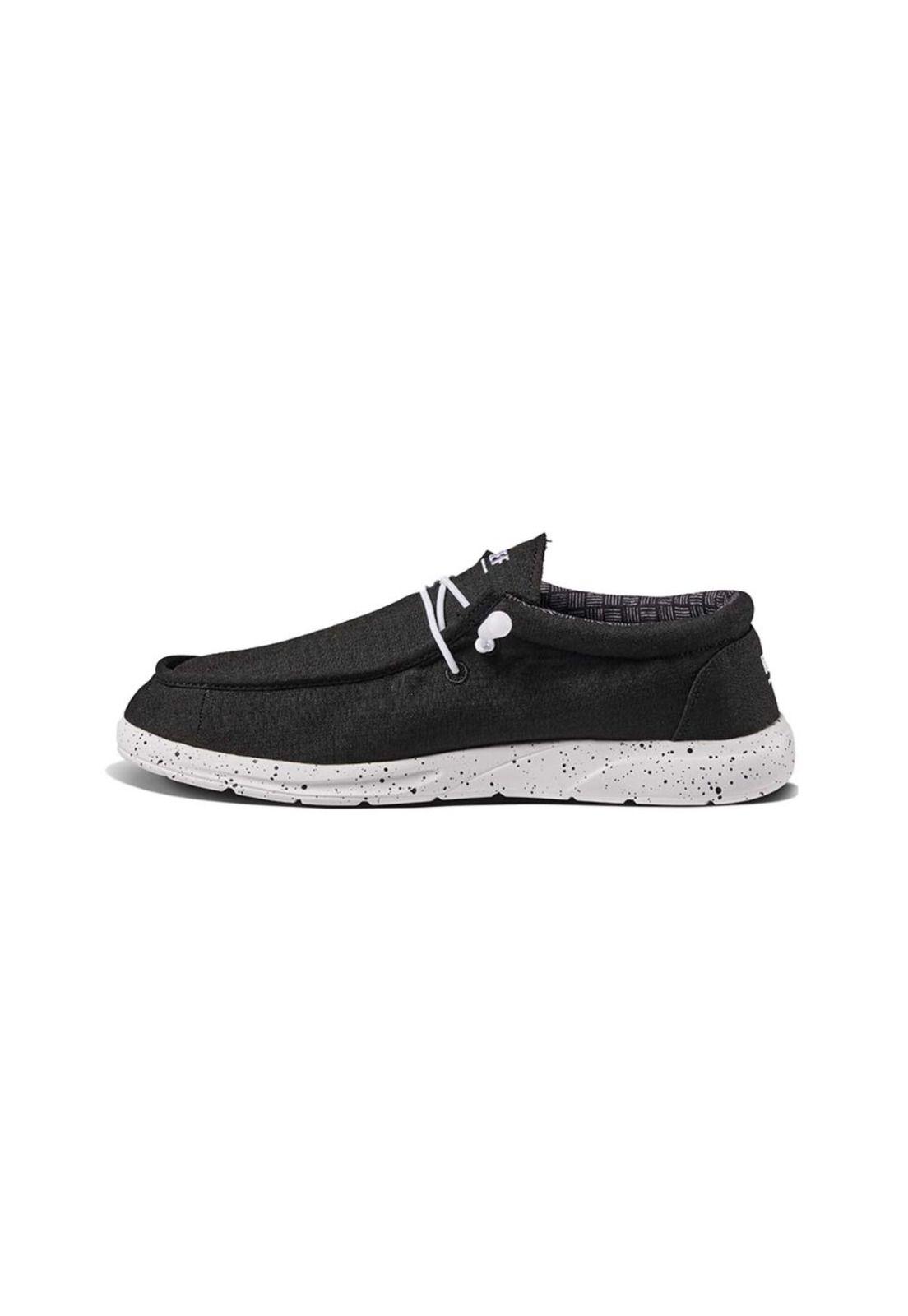 Zapatilla Cushion Coast TX Black White-2