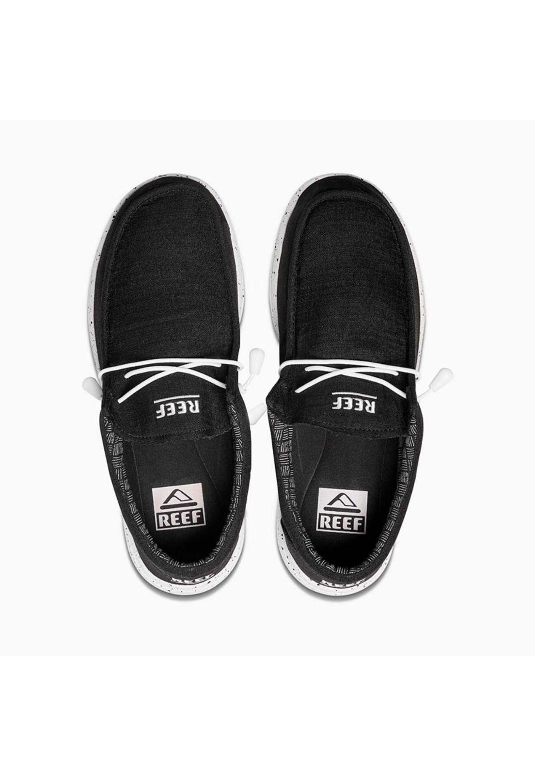 Zapatilla Cushion Coast TX Black White-3