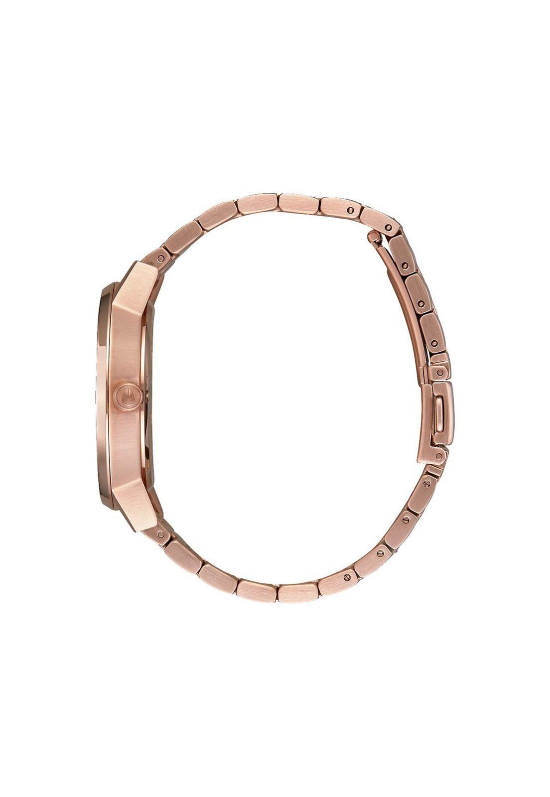 Reloj Kensington Rose Gold Black Nixon-2
