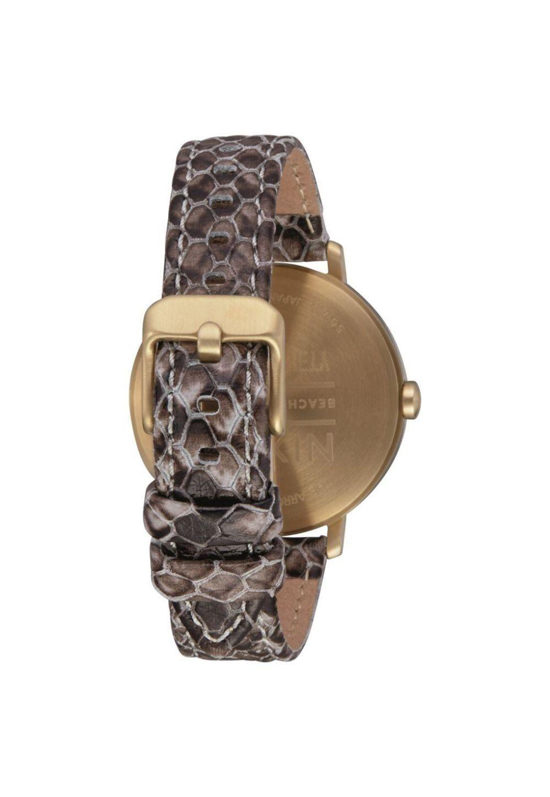 Reloj Arrow Leather Gold Taupe Amuse-1