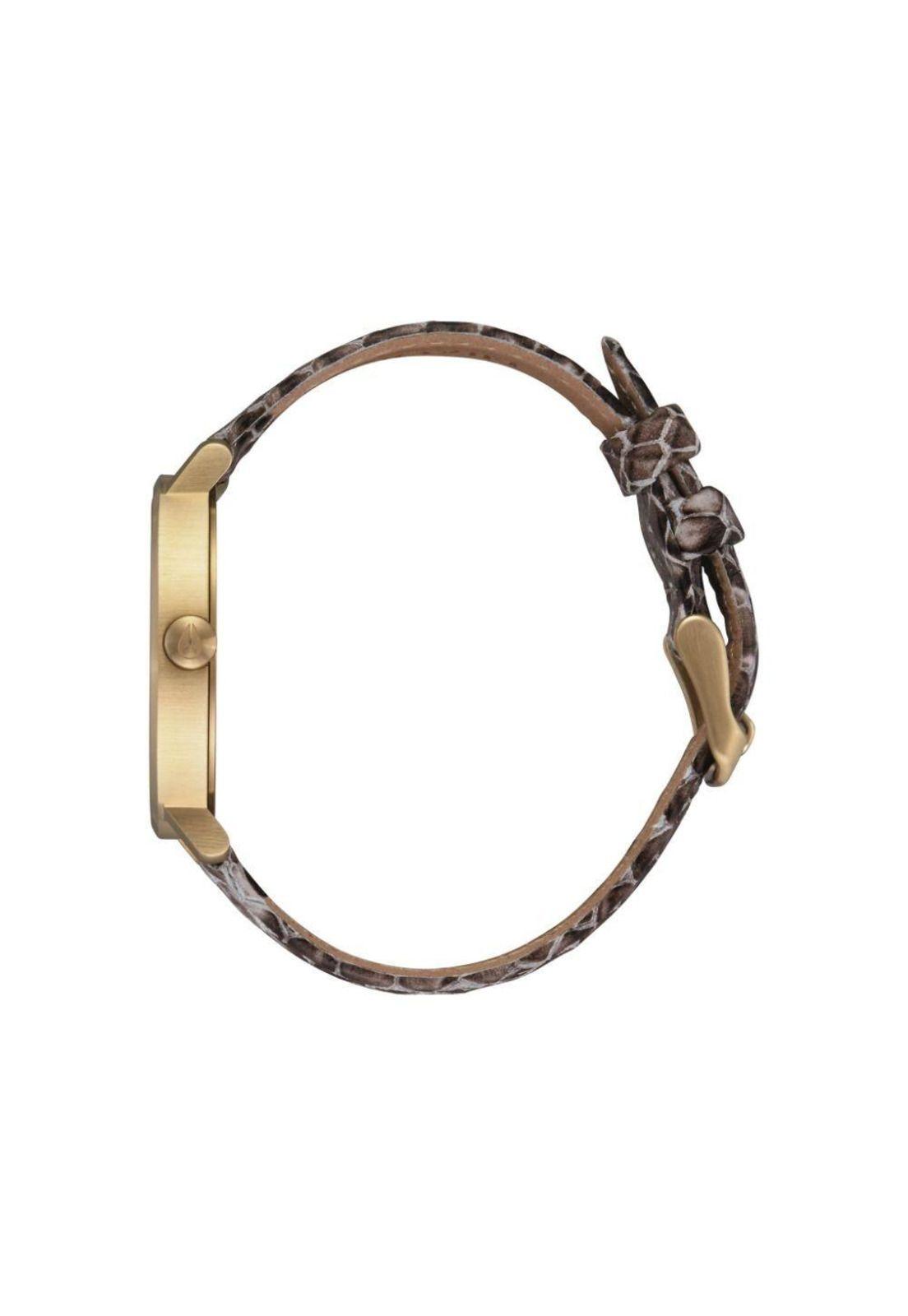 Reloj Arrow Leather Gold Taupe Amuse-2