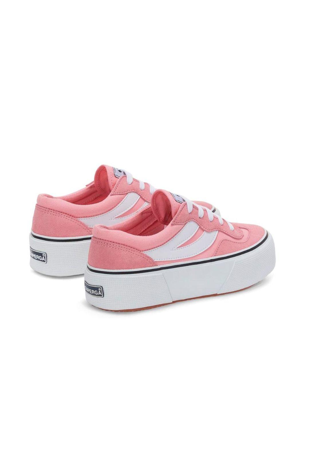 Zapatilla 3041 Revolley Colorblock Platform Pink-2
