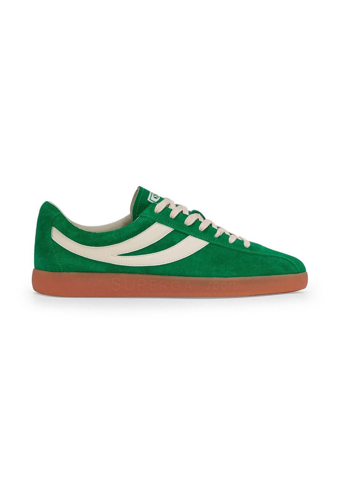 Zapatilla Superga 1960 Capri Sport Green White Mastice Gum-0