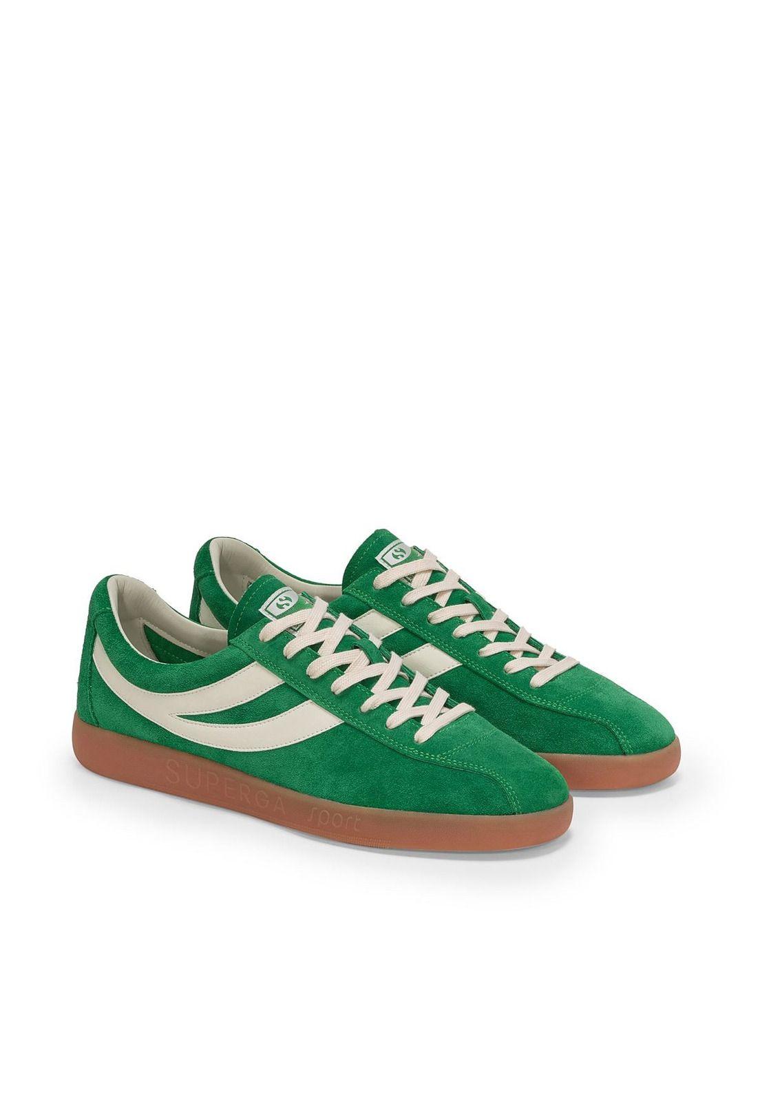 Zapatilla Superga 1960 Capri Sport Green White Mastice Gum-1