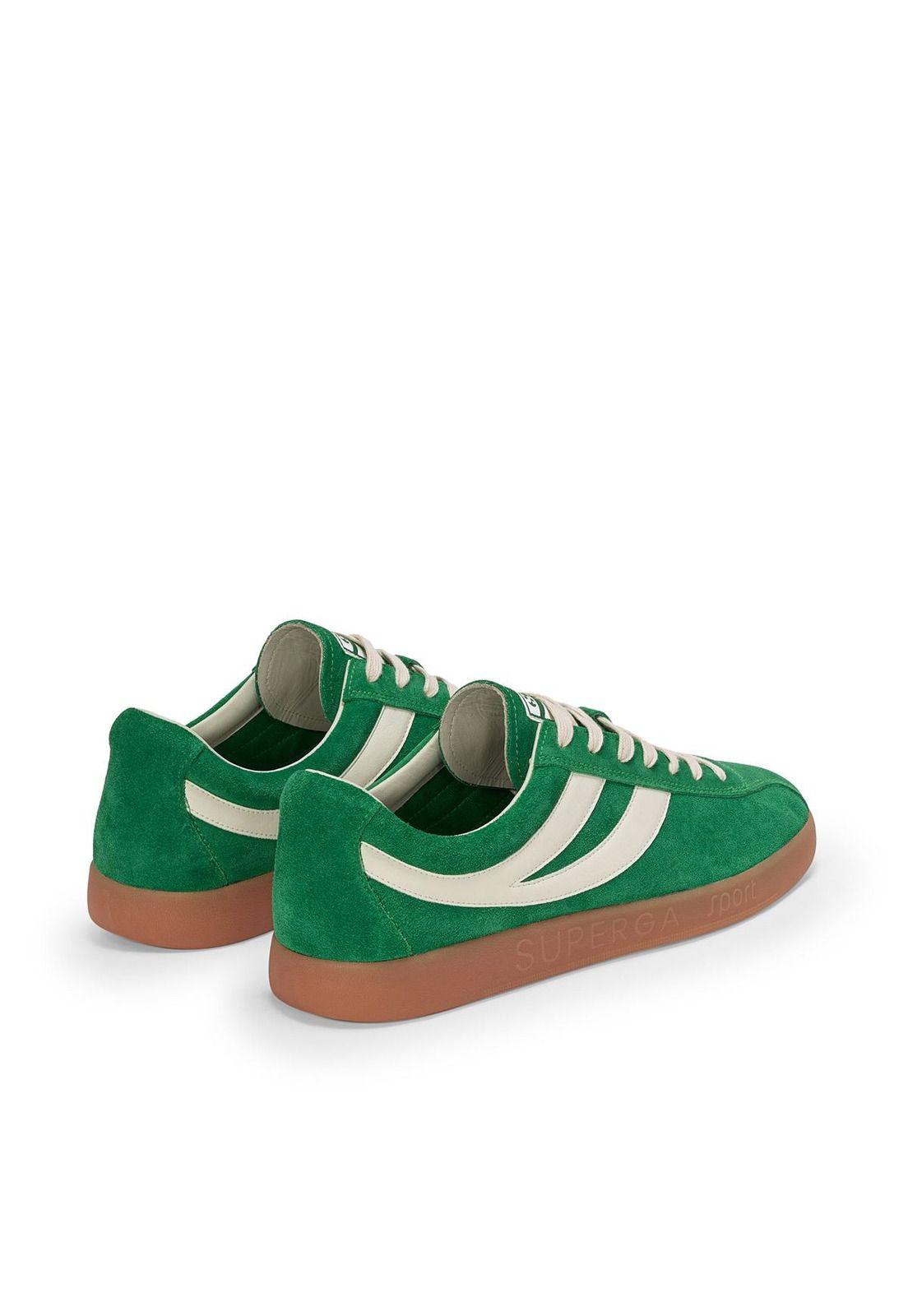 Zapatilla Superga 1960 Capri Sport Green White Mastice Gum-2