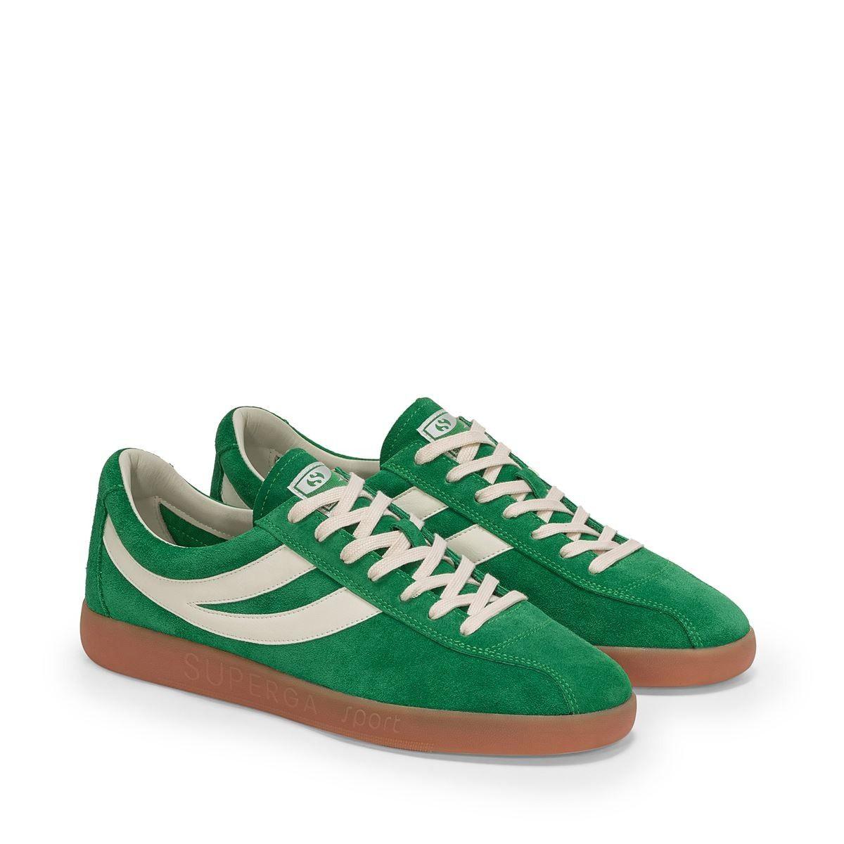 Zapatilla Superga 1960 Capri Sport Green White Mastice Gum-1