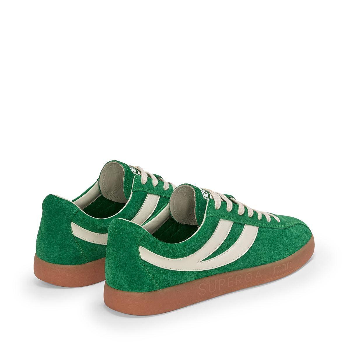 Zapatilla Superga 1960 Capri Sport Green White Mastice Gum-2