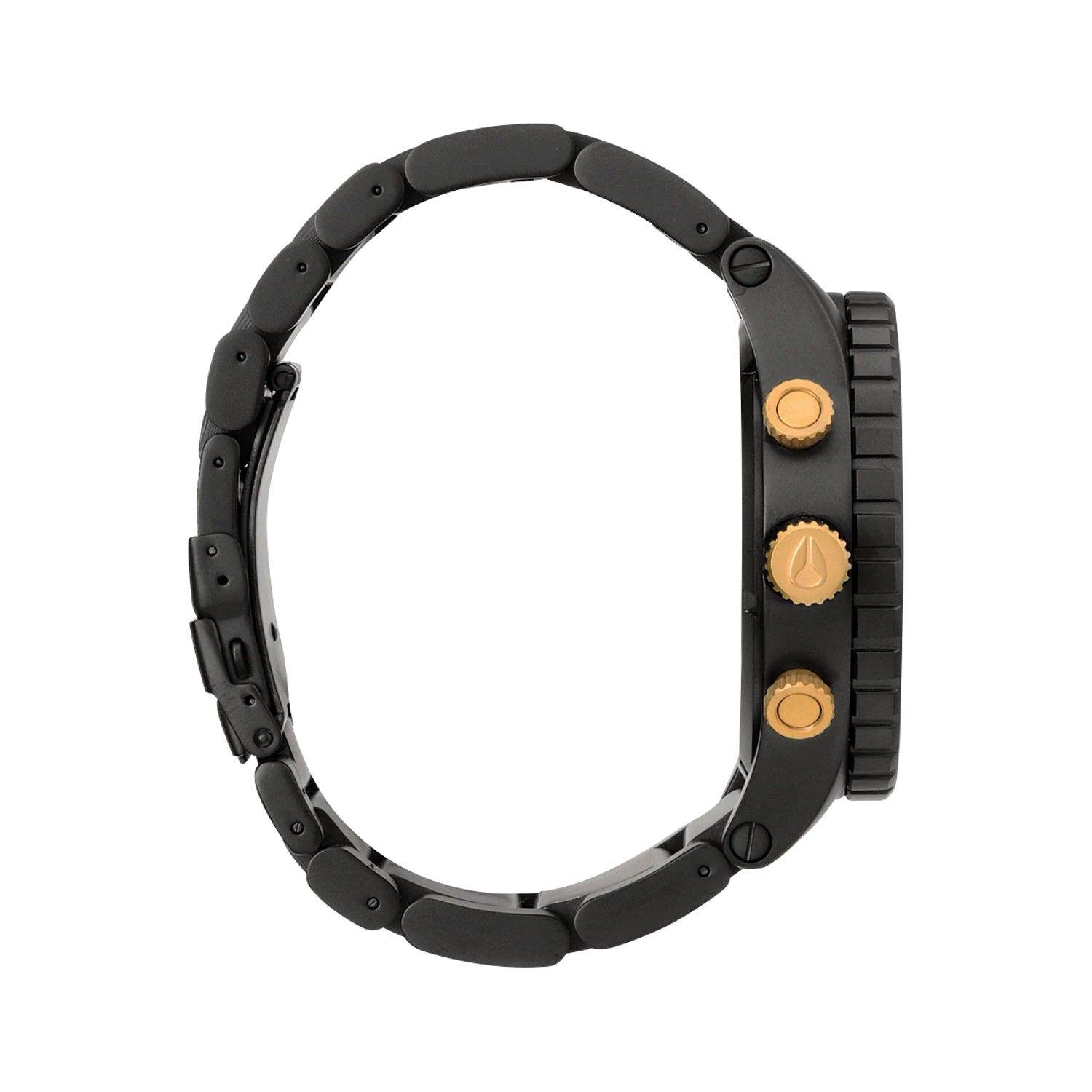 Reloj Nixon 51-30 Chrono Matte Black Gold-2