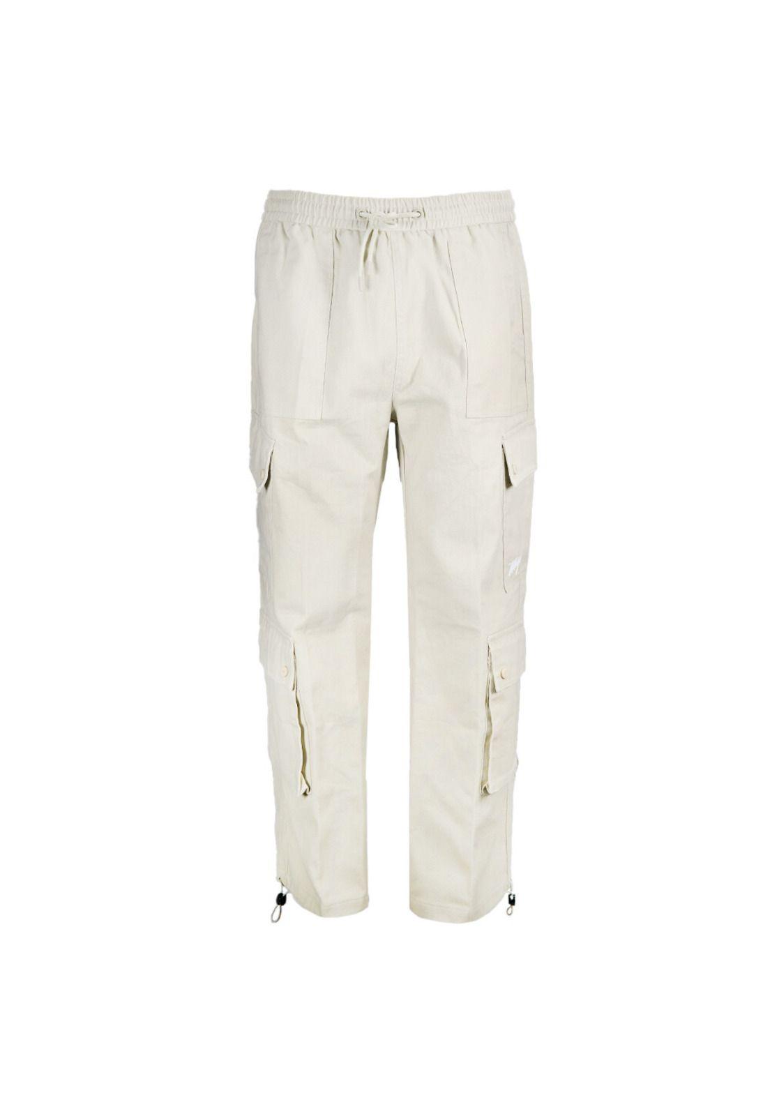 Pantalon Whatup Men Cargo Beige Low Logo-0