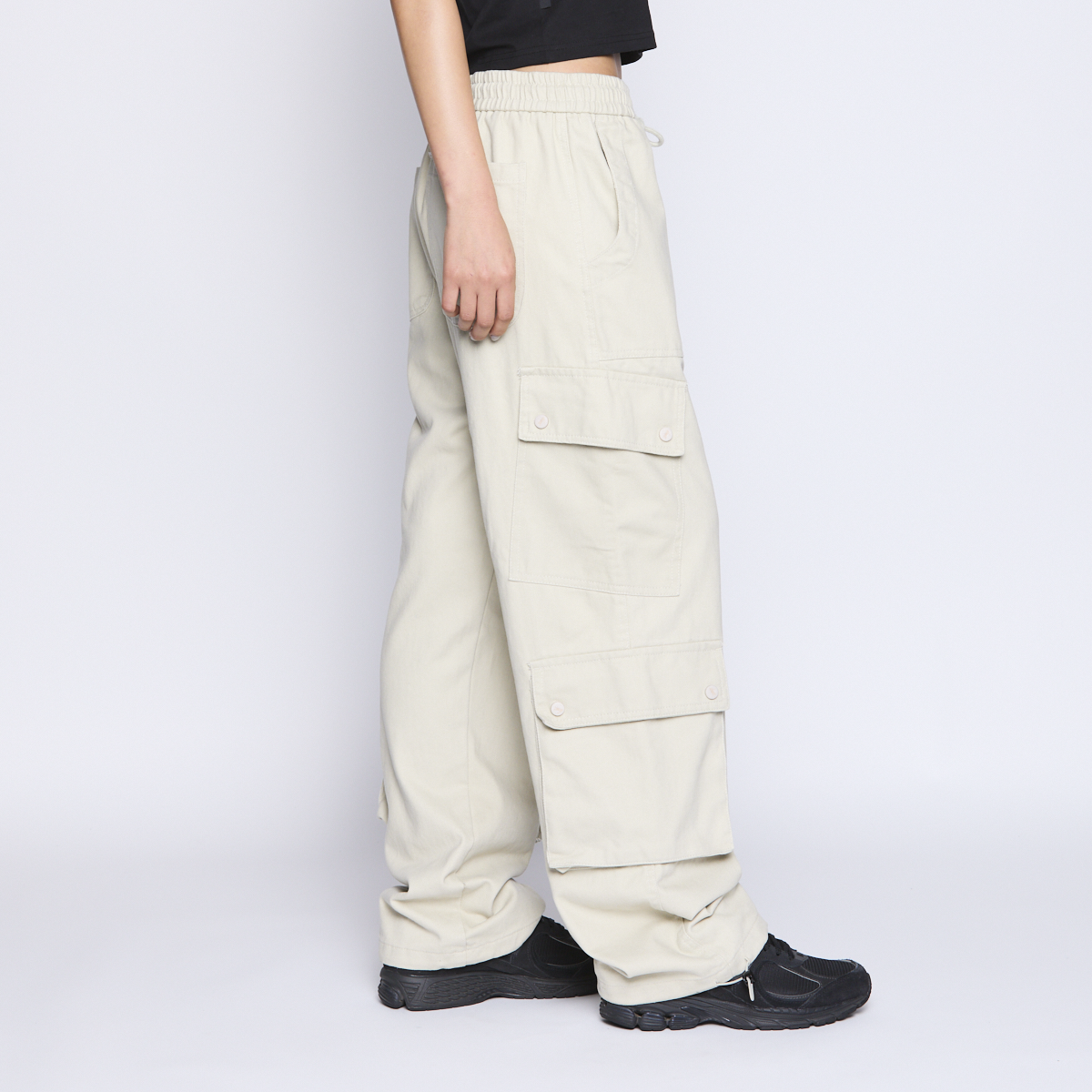 Pantalon Whatup Men Cargo Beige Low Logo-6