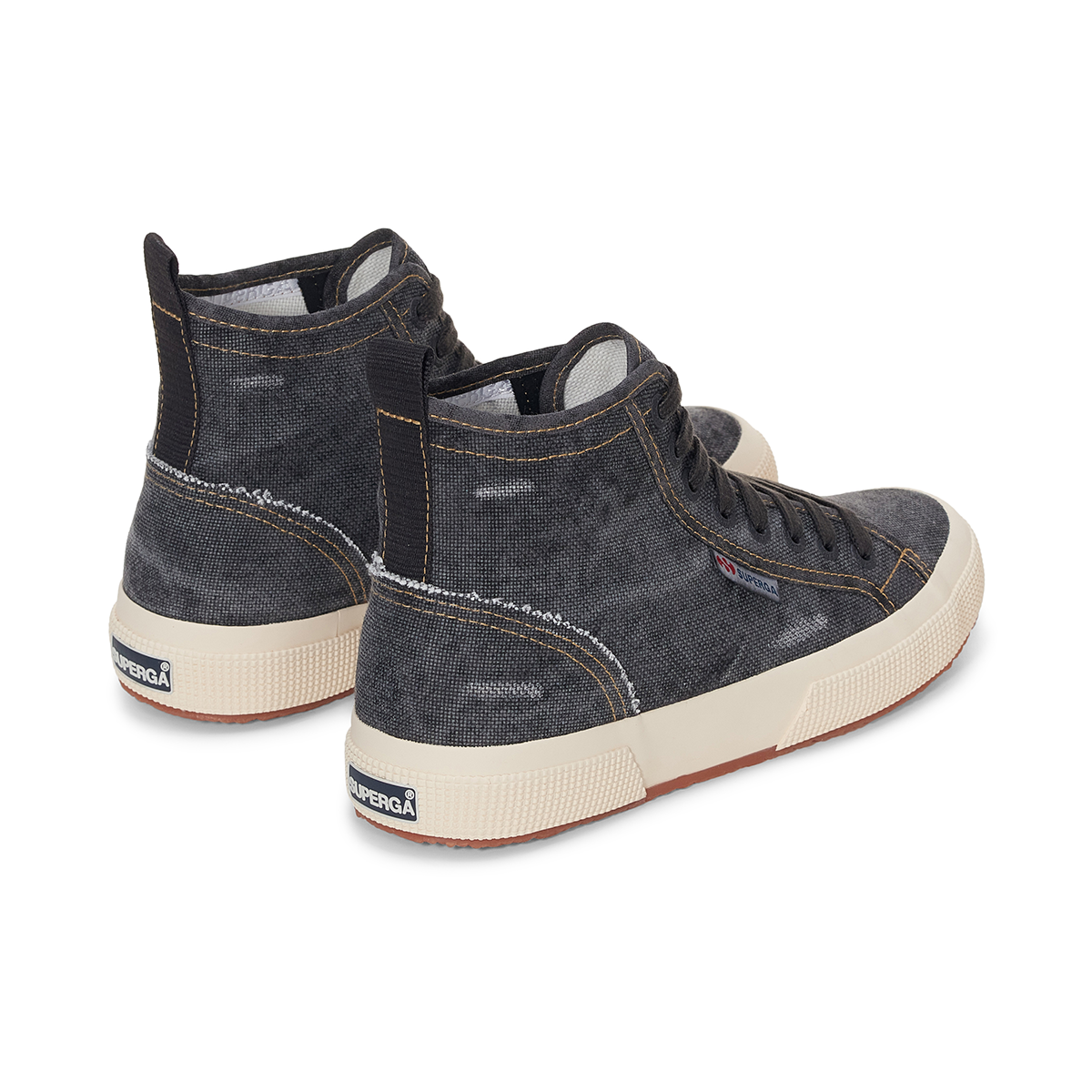 Zapatilla 2573 Cotton Denim Black Bristol Beige-2