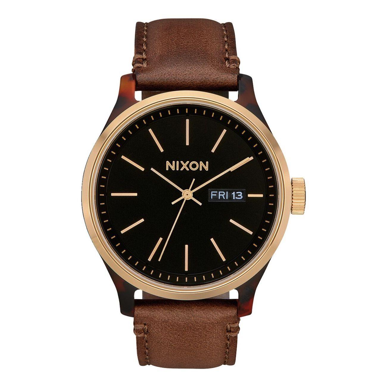 Reloj Nixon Sentry Luxe Tortoise Gold Brown-0