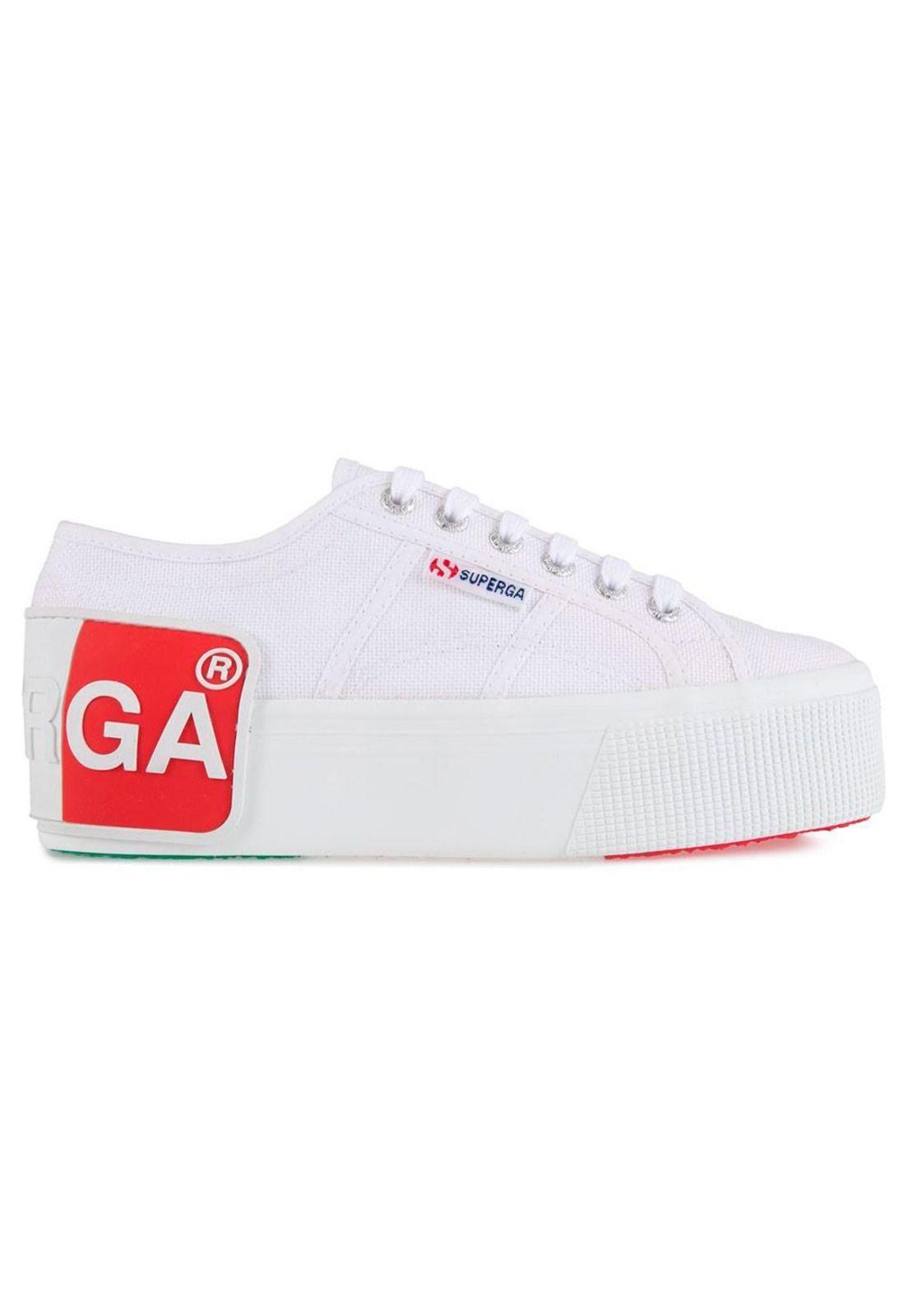 Zapatilla 2790 BIG RUBBER PATCH White Italy Flag Superga-0