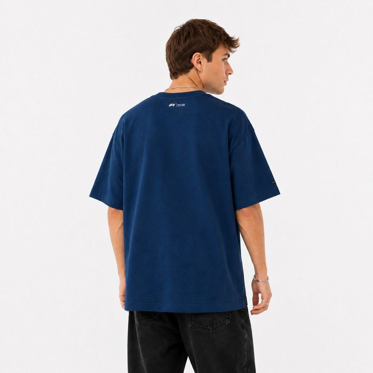 Polera Whatup Hombre Icon Logo Blue White-1