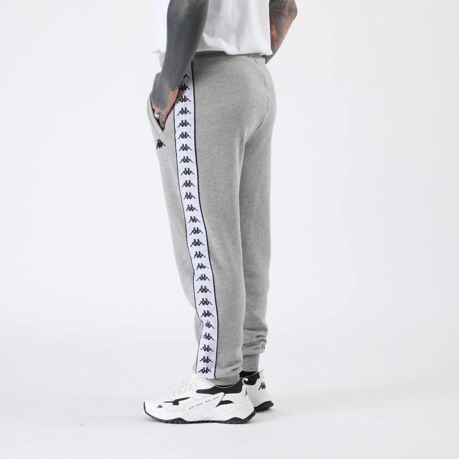 Buzo Kappa Men Banda Grey White-3