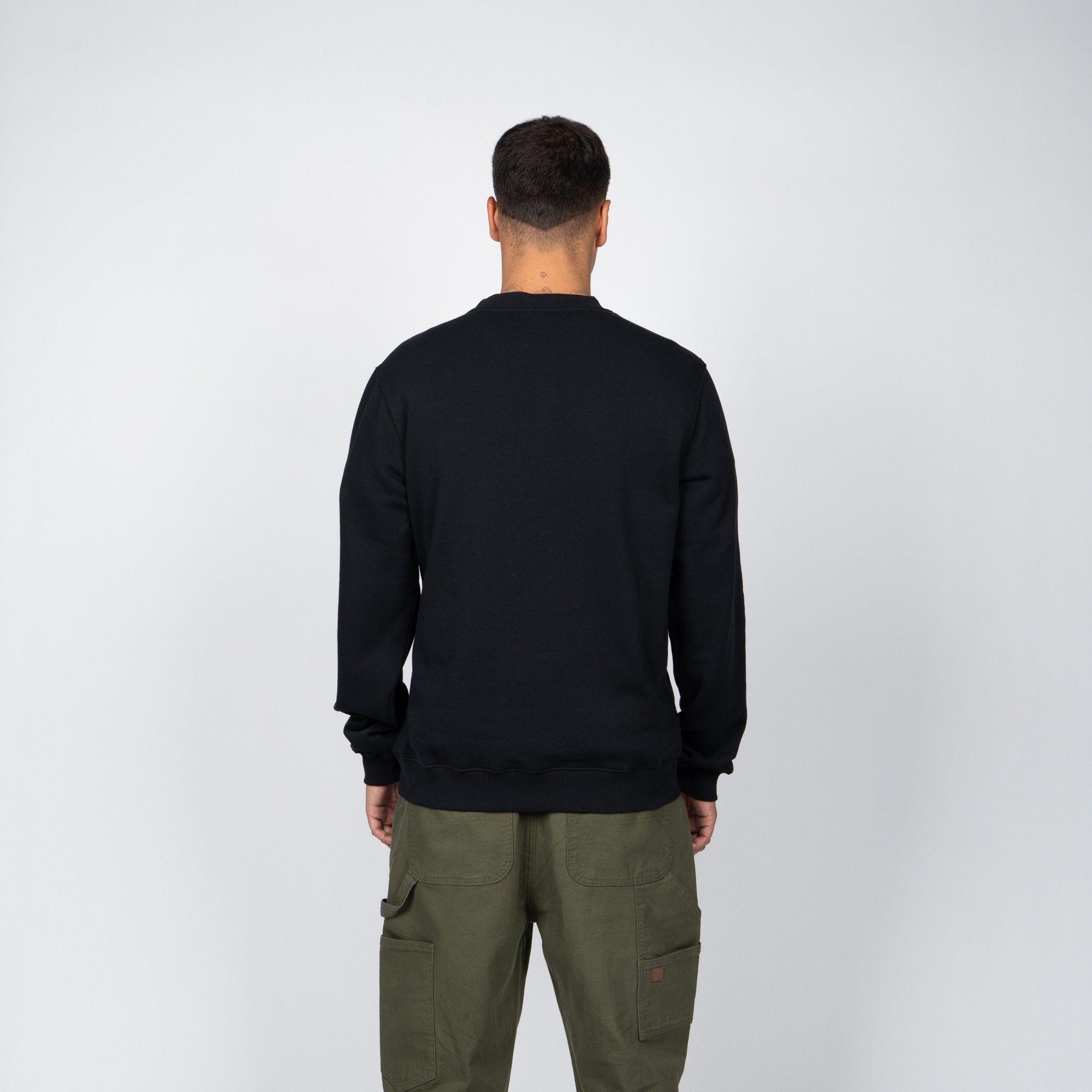 Polerón Reef Men Crew All Black-1