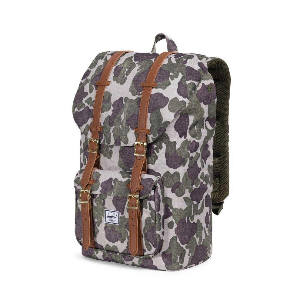 Mochila Lil America Frog Camo Tan Synth Leather-2