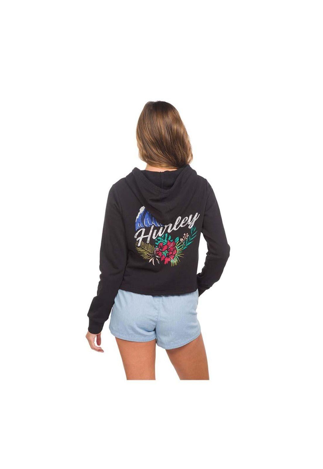 Polerón Tubed Cut Off Hoodie Caviar-2