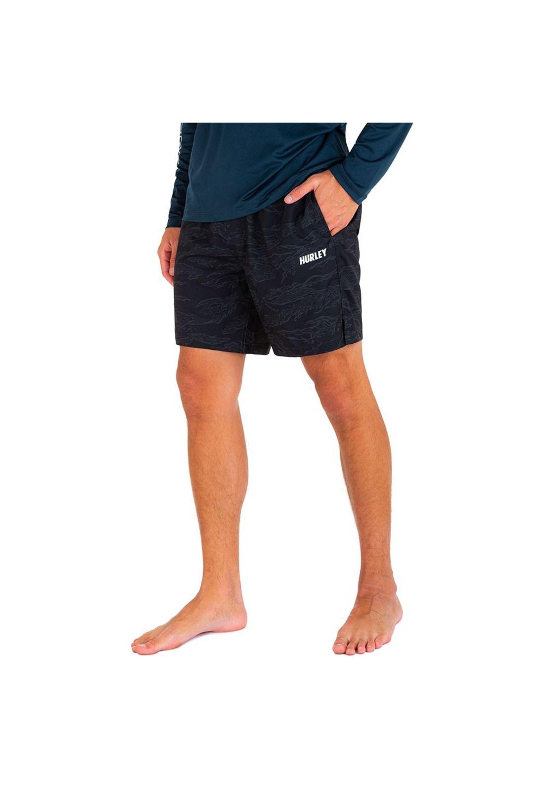 Short Expedition Dri Trek 17.5 Black Multi Hurley-2