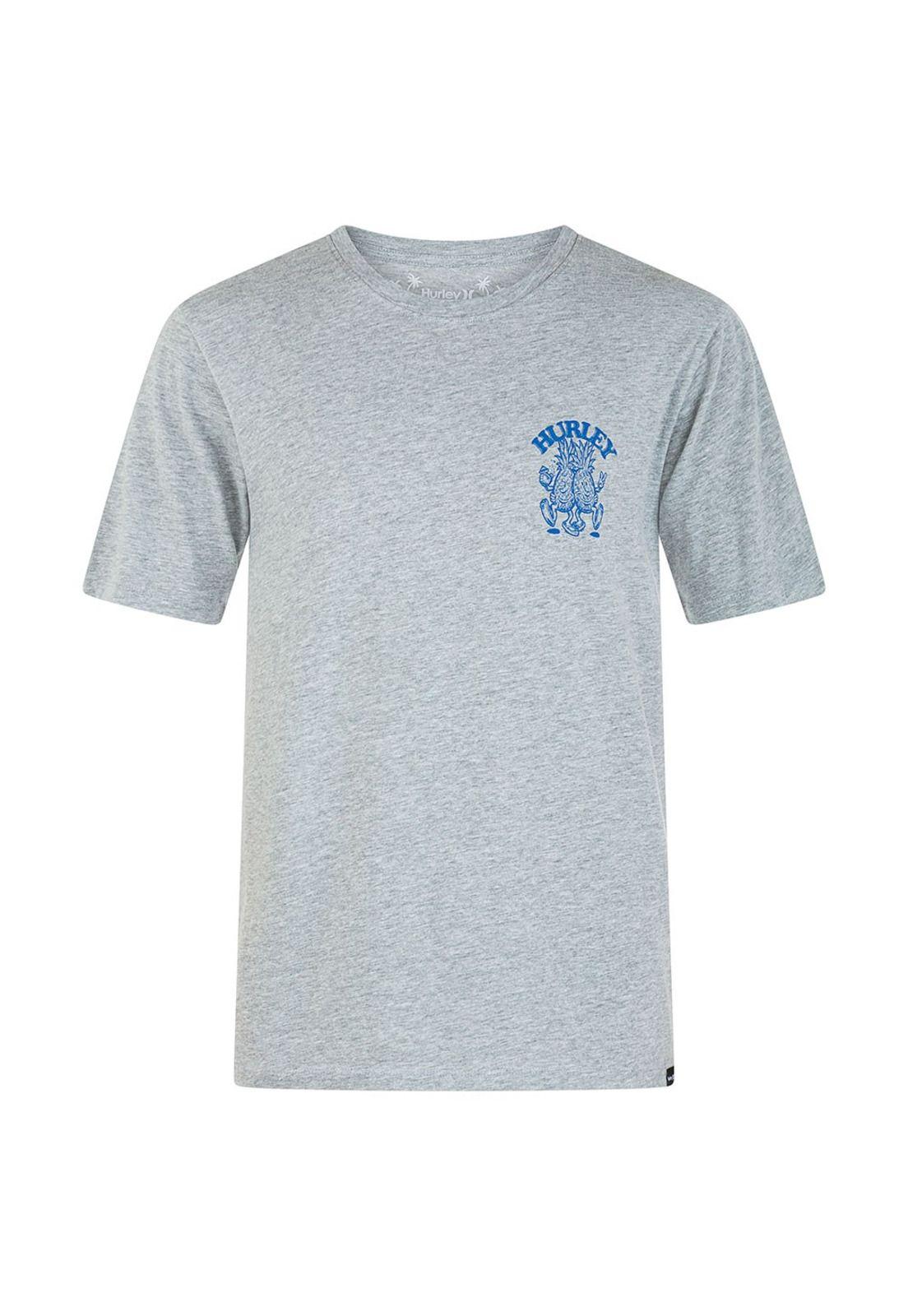 Polera Everyday Washed Frnd Heather Grey Hurley-0