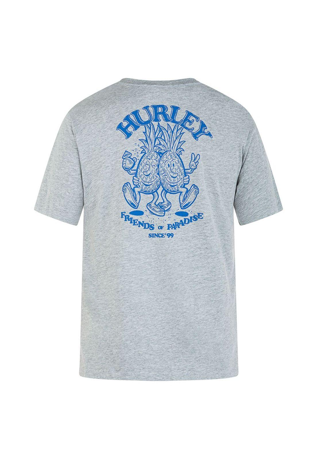 Polera Everyday Washed Frnd Heather Grey Hurley-1