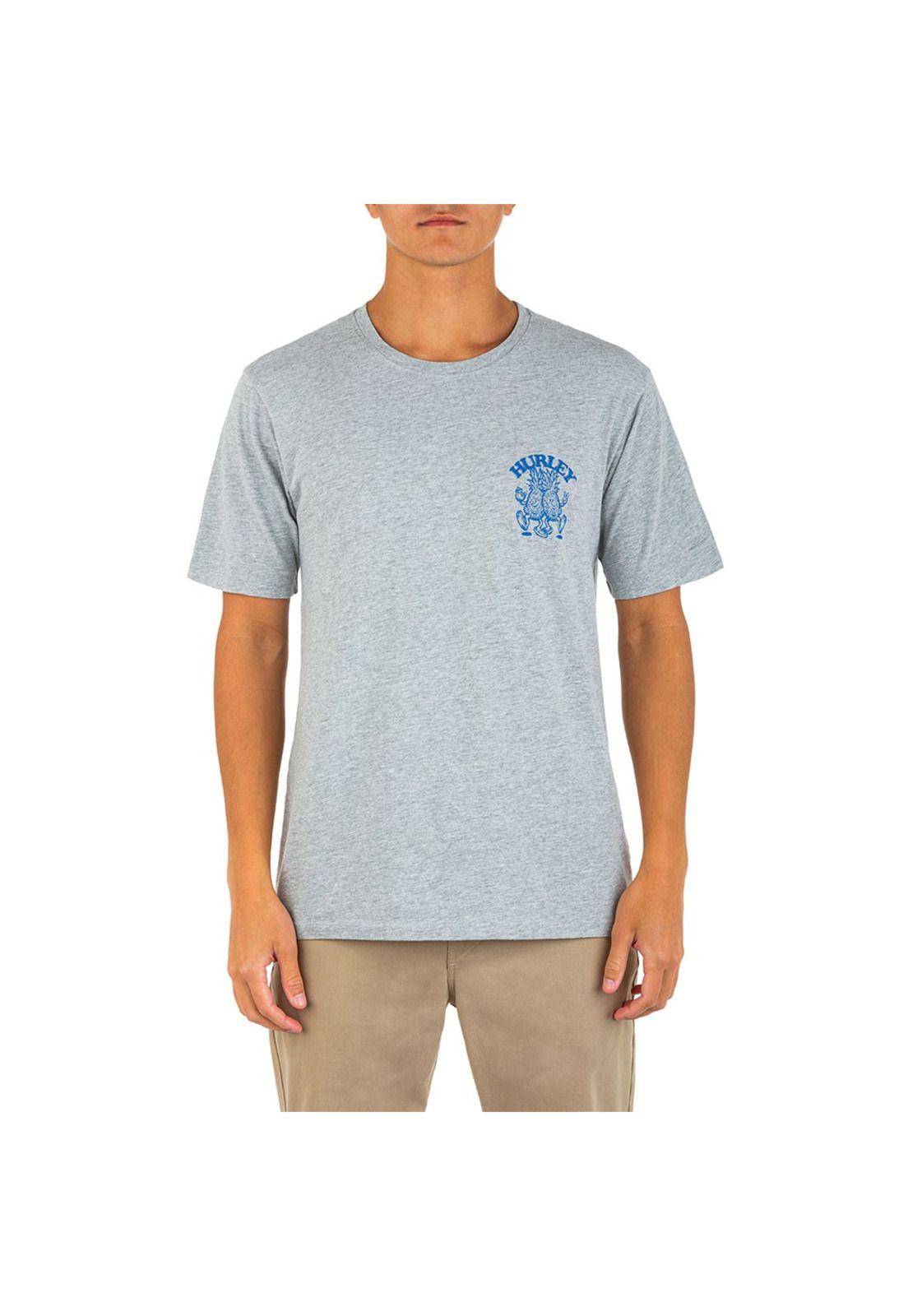 Polera Everyday Washed Frnd Heather Grey Hurley-2