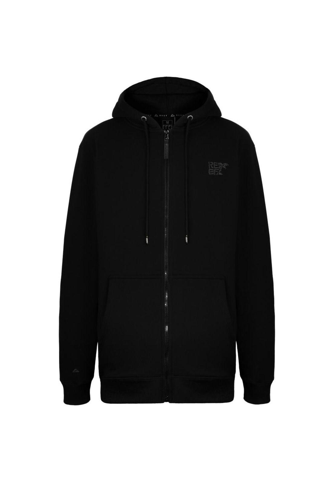 Poleron Reef Full Zipper Men Black-0