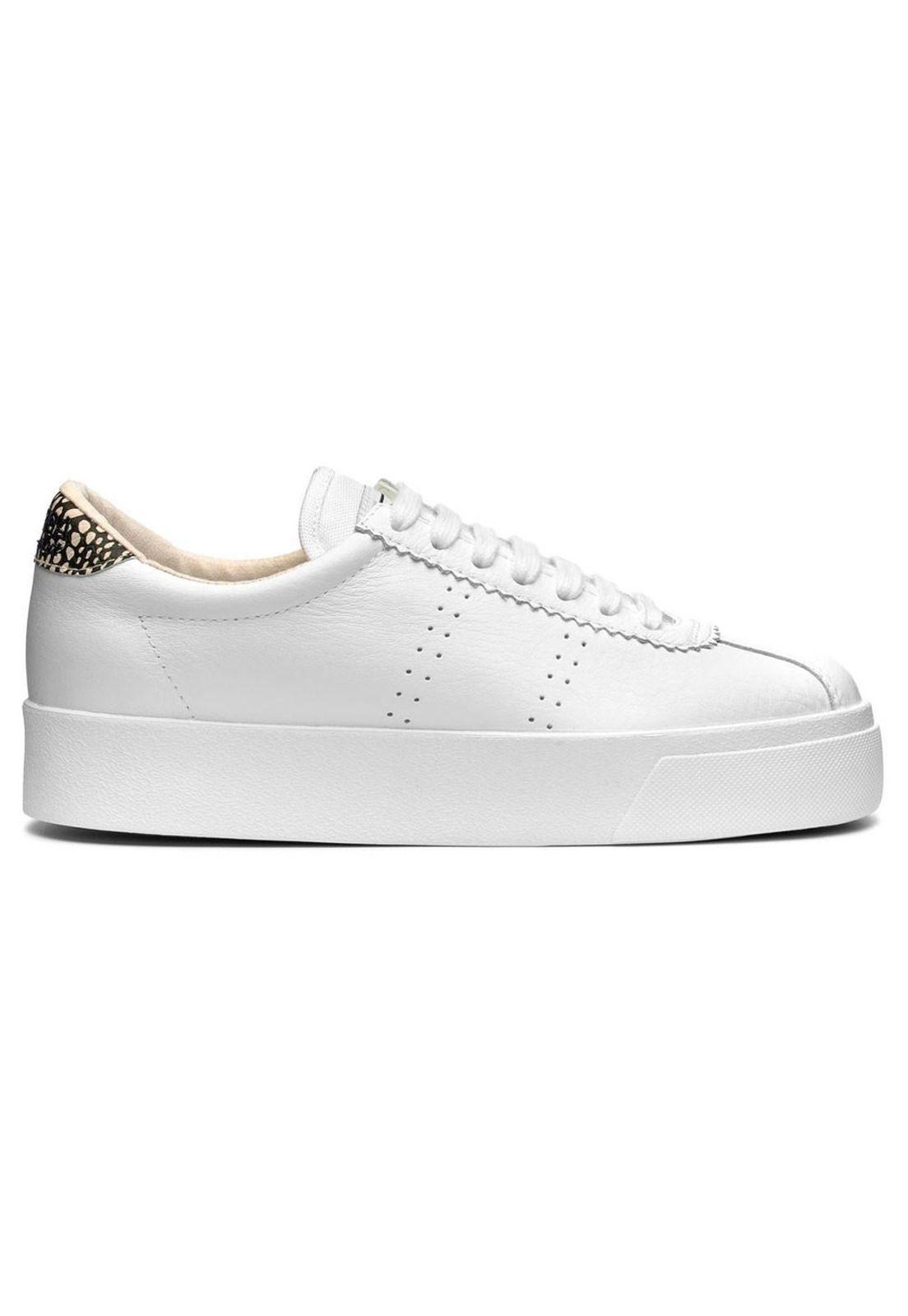 Zapatilla 2854 CLUB 3 FAUX Reptile White Beige Superga-0