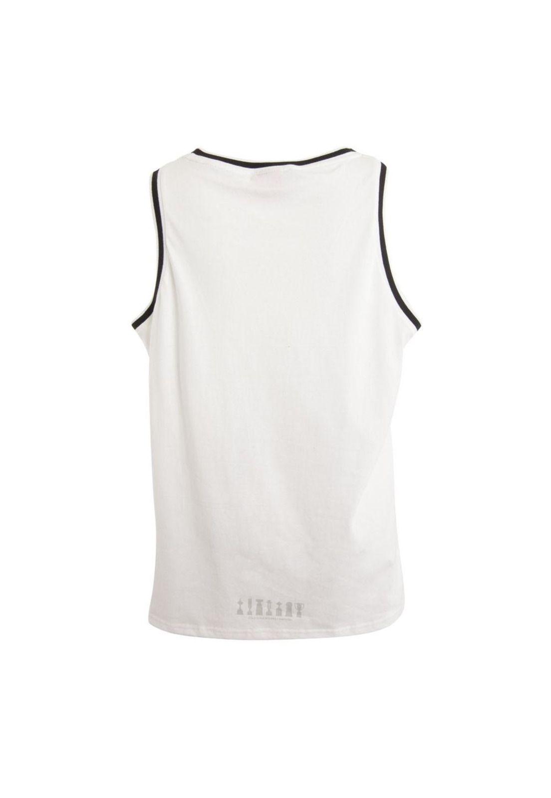 Polera Colo Colo Urbano tank "Trofeos Gris" Blanca-2