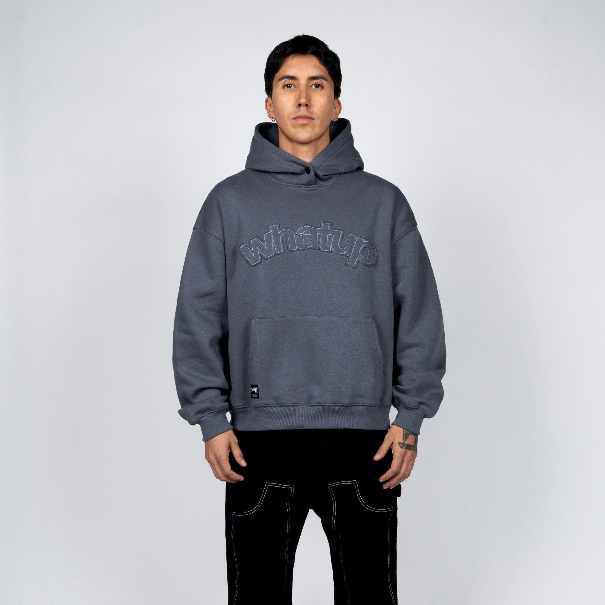 Polerón WhatUp Fabric Logo Blue-0