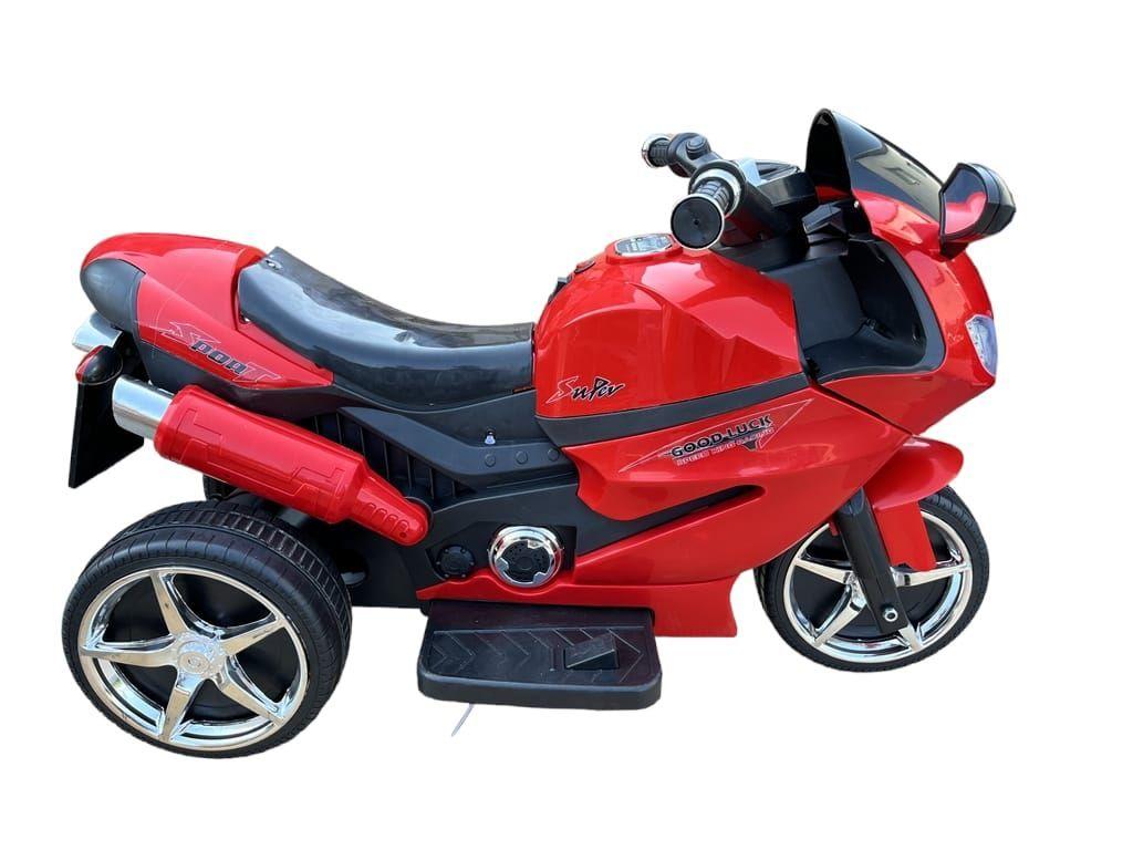 Moto deportiva a control remoto color rojo-0
