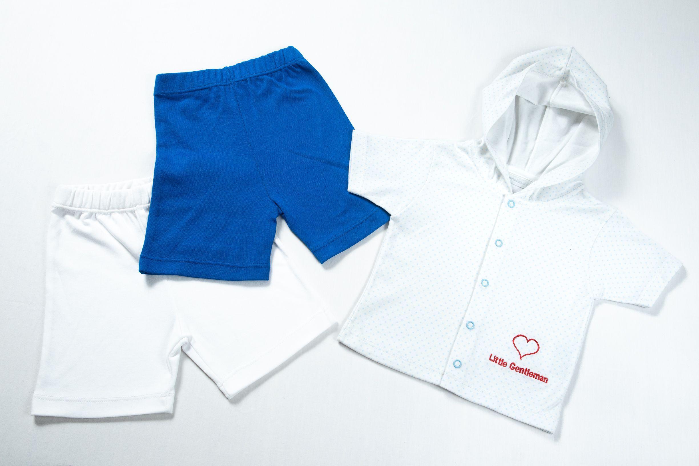 Conjunto 3 piezas Bebé Recién nacido algodón-1