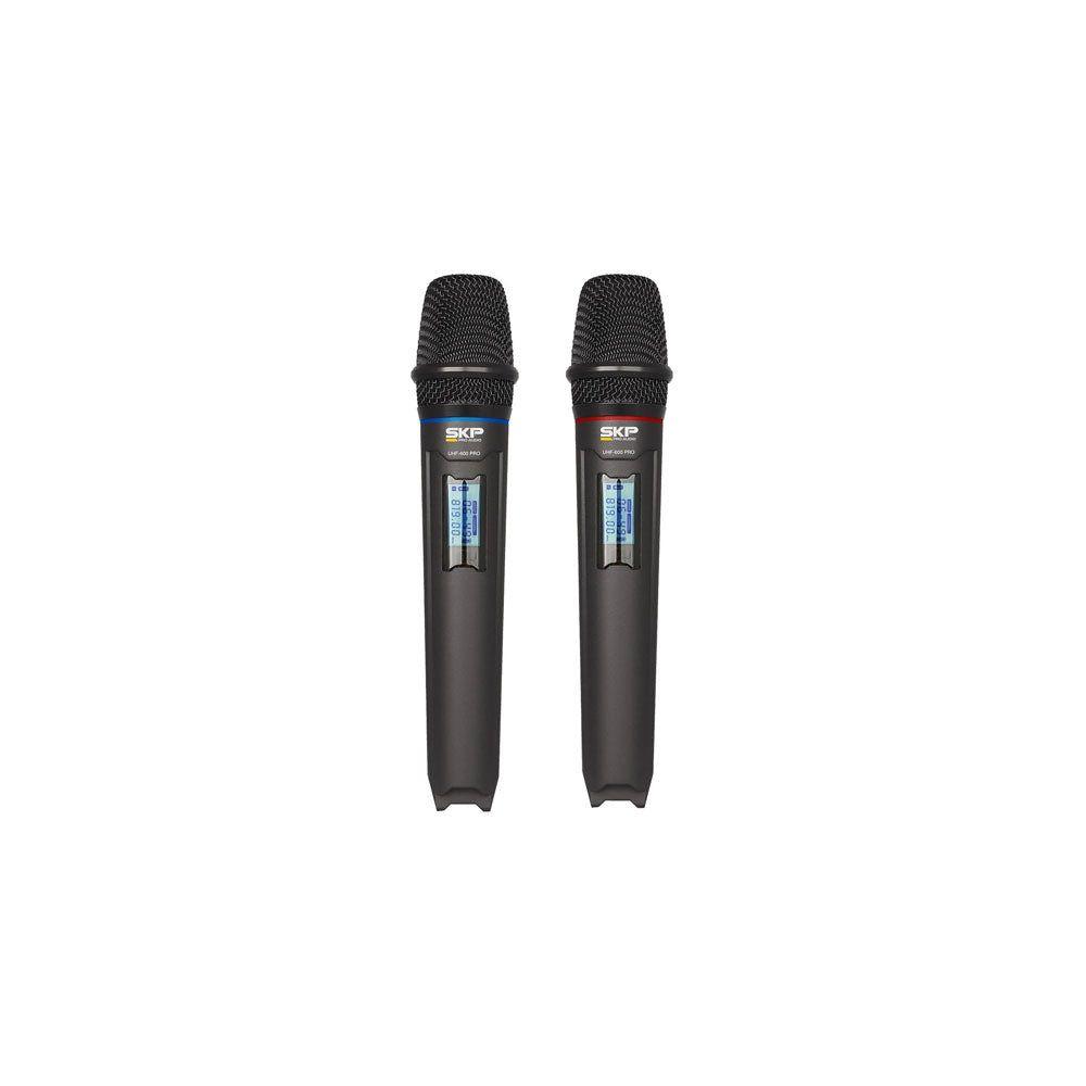 Set de Micrófono inalámbrico de mano UHF 600 Pro SKP-2