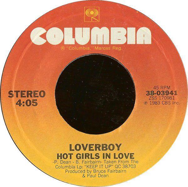 Loverboy - Hot Girls In Love B/W Meltdown - Vinilo 7" 45 RPM Reacondicionado-1