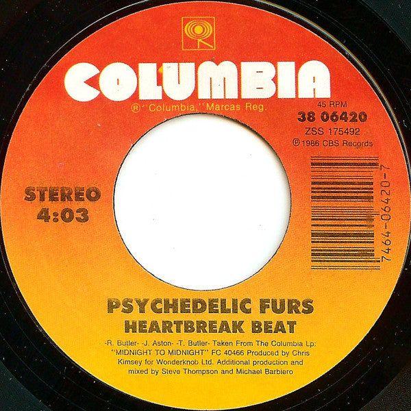 The Psychedelic Furs - Heartbreak Beat - Vinilo 7" 45 RPM Reacondicionado-2