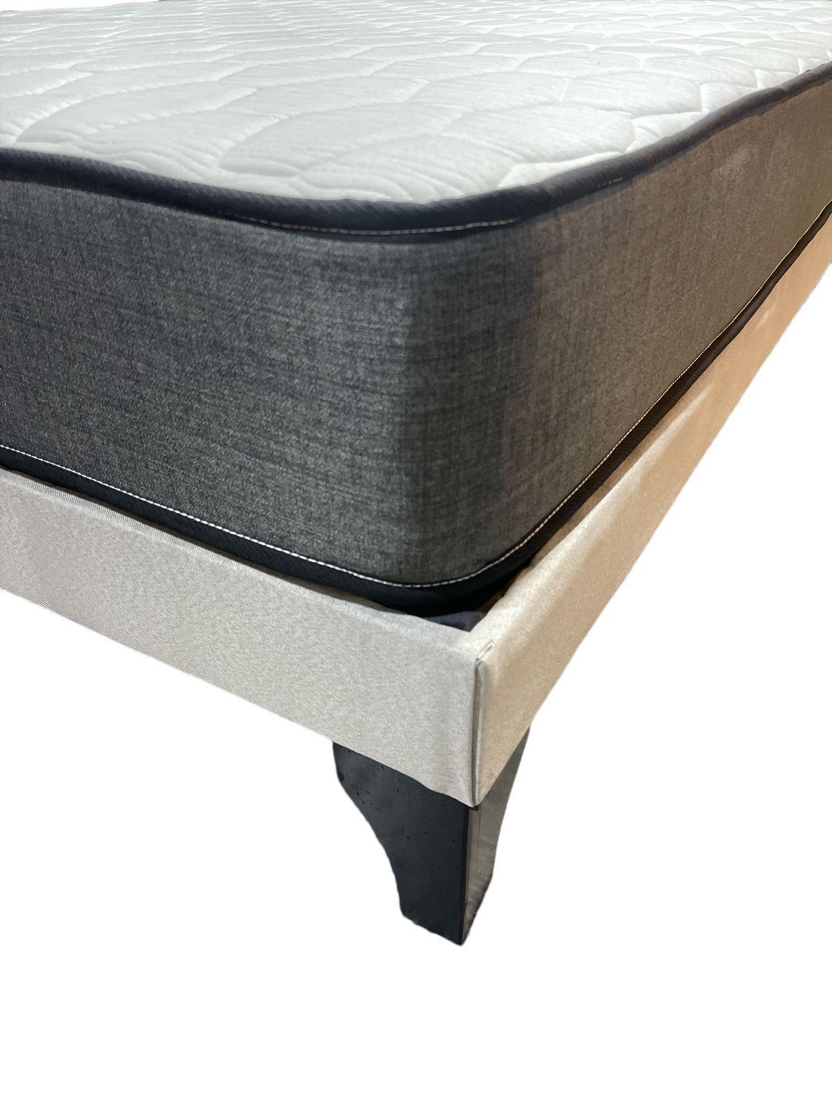 CAMA EUROPEA 2 PLAZAS CAPITONEADO BEIGE-3