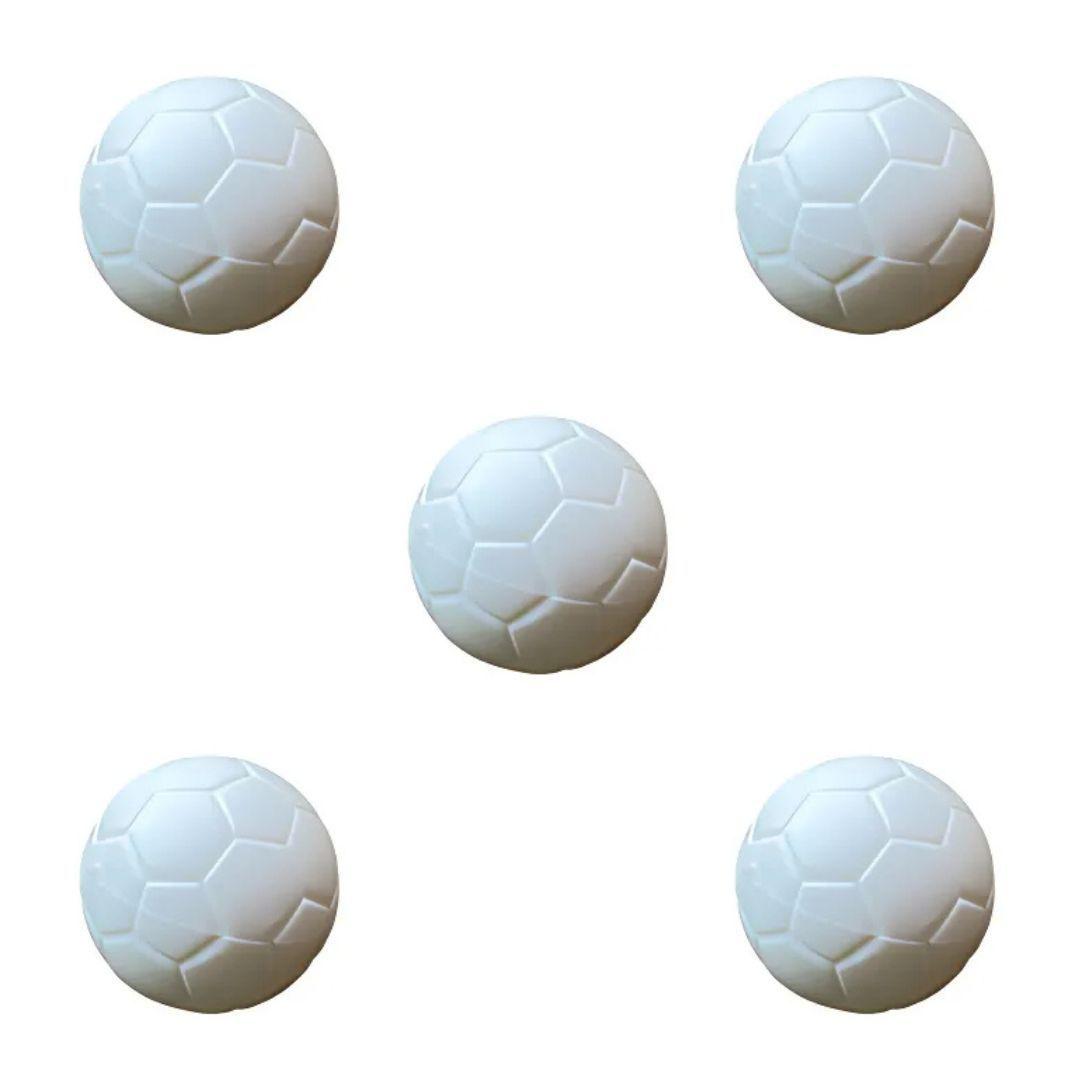 Pack 5 Unidades Pelotas Taca Taca Blanco Entretenimiento-0