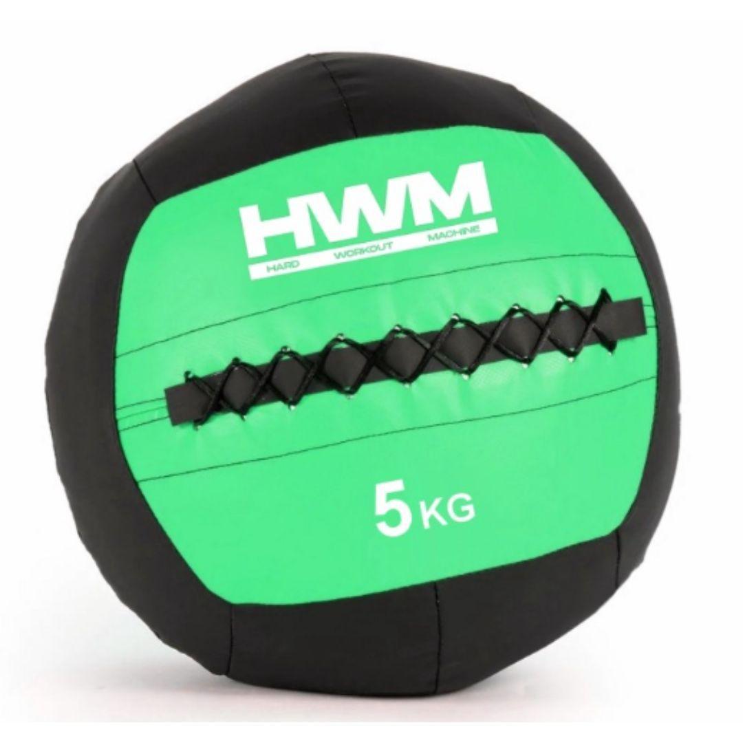 Balón Medicinal Sin Bote 5 Kg Hwm Entrenamiento De Medball-0
