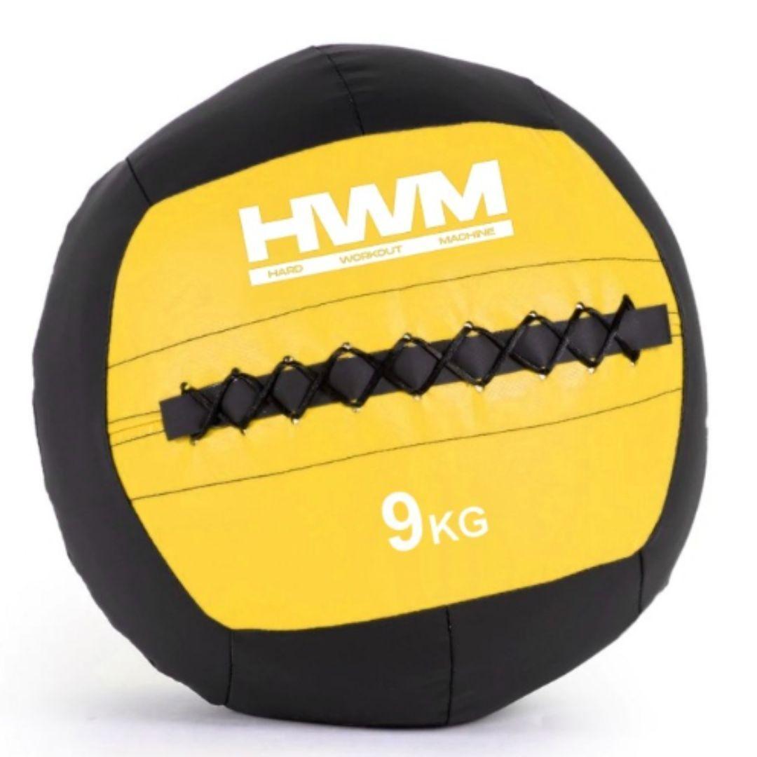 Balón Medicinal Sin Bote 9 Kg Hwm Entrenamiento De Medball-0