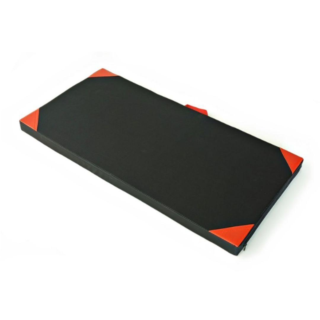 Colchoneta Oxford 100x50x5cm Fullfit NegroRojo Ejercicios-3