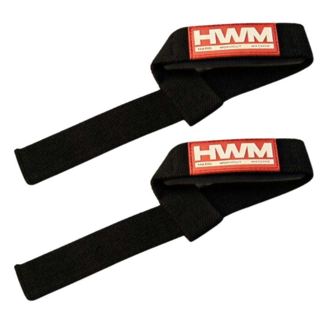 Straps HWM Rojo Correas de Levantamiento de Pesas Fitness-2
