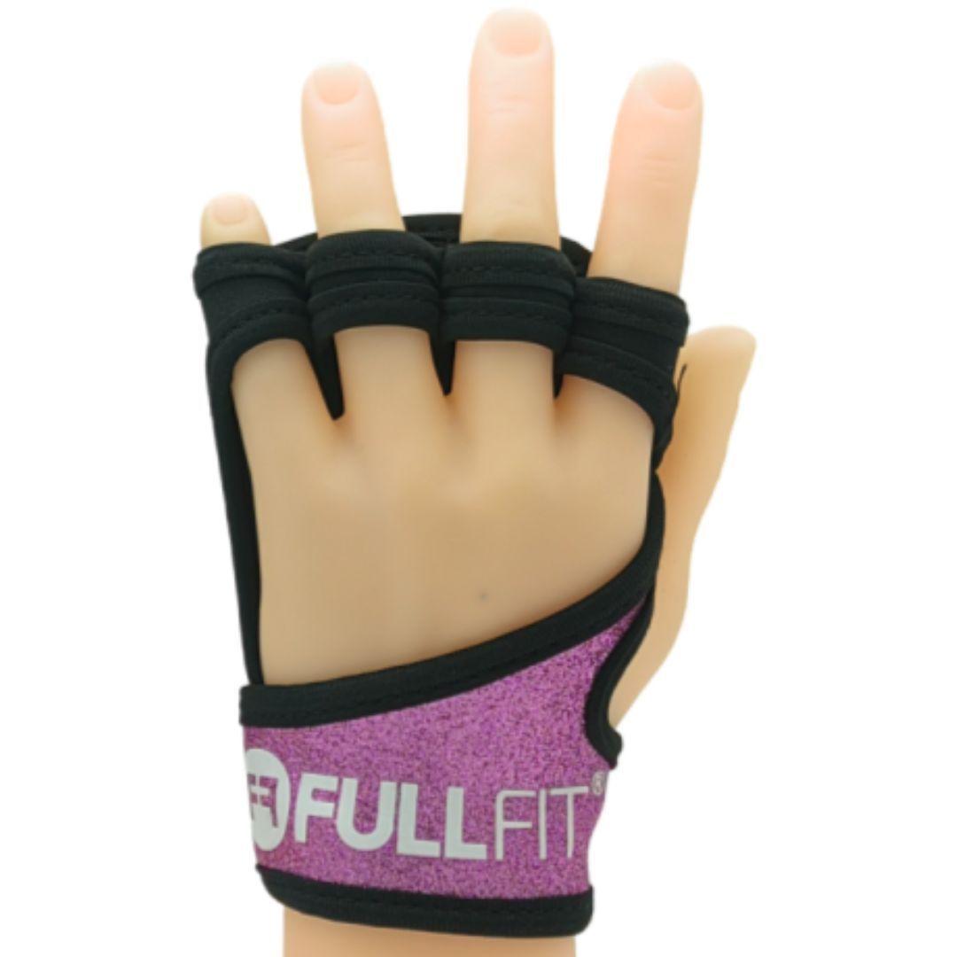 Par Guantes Grab Shiny Fullfit Rosado Talla L Fitness-0
