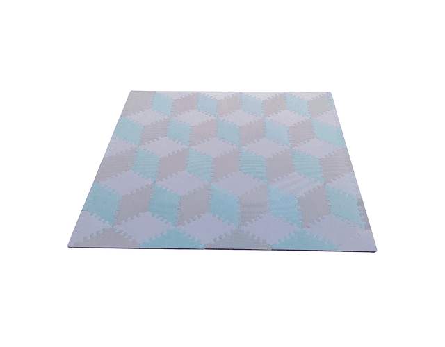 PLAYMAT ALFOMBRA ANTIGOLPE KALEIDOSCOPE LIGHT BLUE-5