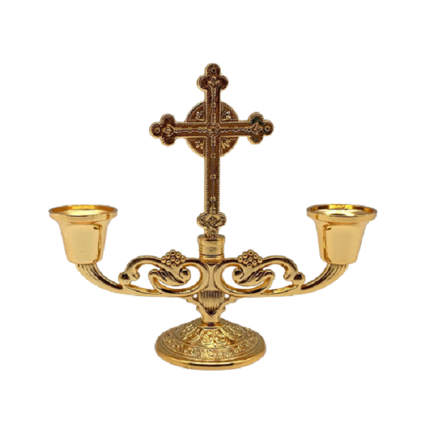 Candelabro Gold Religioso -0