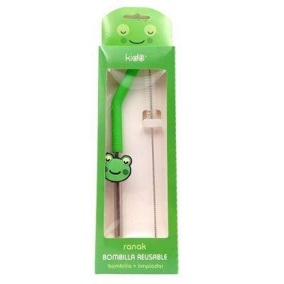 Bombilla Reutilizable con Limpiador Diseño Ranak Kido-1