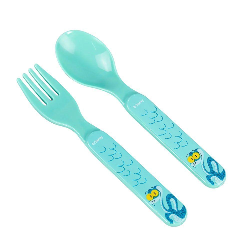 Hermético 850ml + Cubiertos PP  Zootopia-4