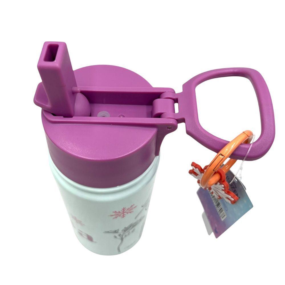 Botella Insulada 500ml con Argolla y Llavero Frozen Licencias-2