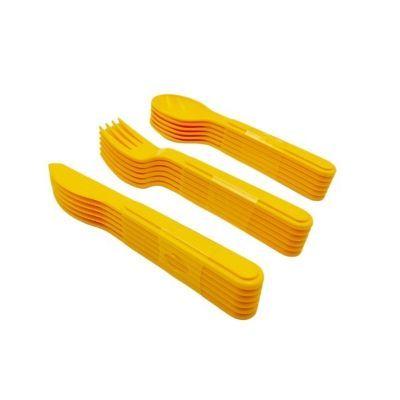 Set de Cubiertos Lovely Amarillo 18 Pcs Titiz-1