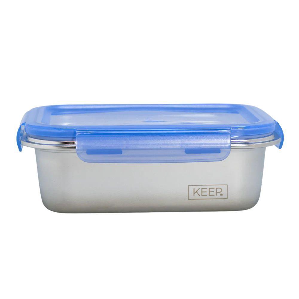 Hermético Metalico Azul Claro 1300 ml Keep-0