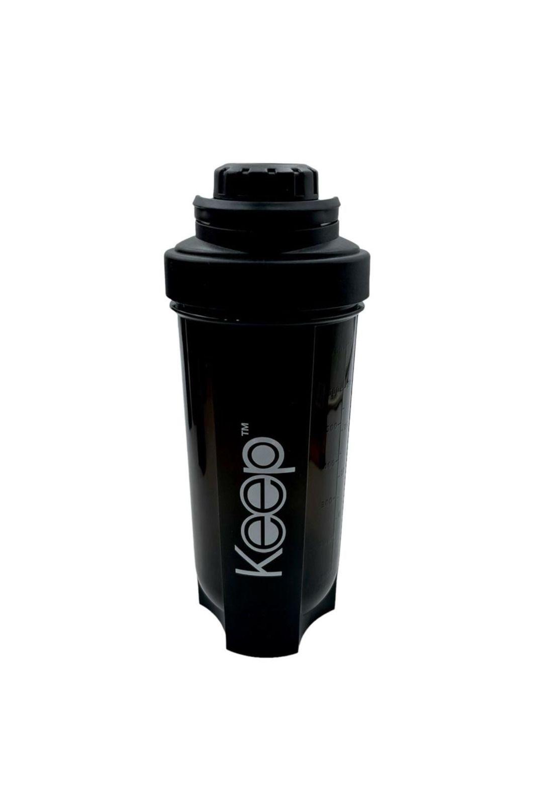 Botella Shaker Colores Negro Keep-0